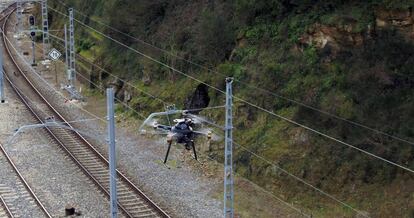 Drones para la vigilancia de la red ferroviaria.