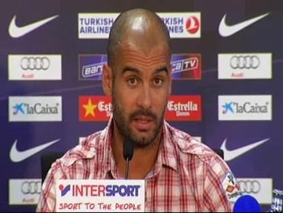 Guardiola, pesimista con el fichaje de Fábregas