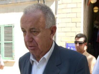 Fernando Ferré Cardó walks out of the courthouse in Ibiza.