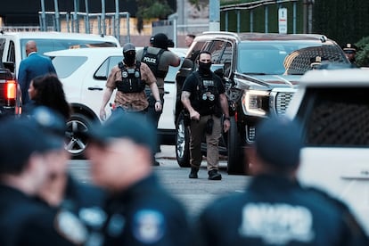 Agentes del Ice en Nueva York, el 21 de octubre.