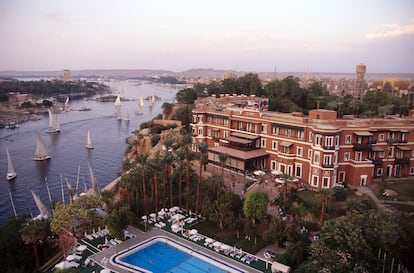 El Hotel Old Cataract, en el sur de Egipto, con unas impresionantes vistas al Nilo.