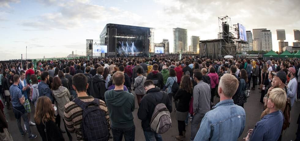 Asistentes al Festival Primavera Sound (Barcelona).