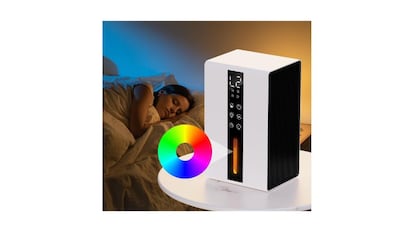 deshumidificador de bajo consumo con luces led ajustables