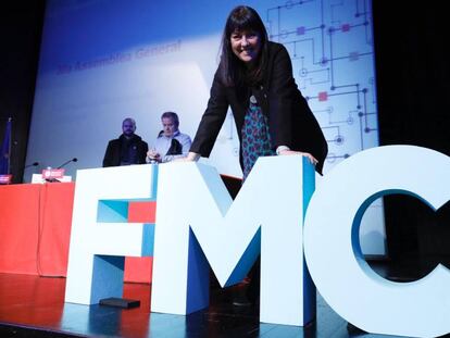 Olga Arnau a l'assemblea de la FMC en què va ser triada presidenta.