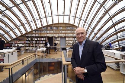 Jerome Seydoux posa en la nueva sede de la fundación que lleva su nombre.