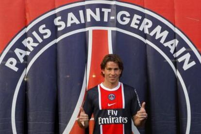 Maxwell, en su presentación con el PSG