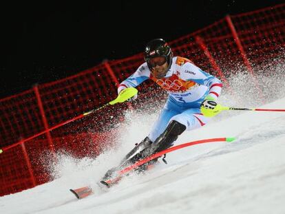 Matt, durante una prueba en Sochi. 