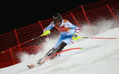 Matt, durante una prueba en Sochi. 