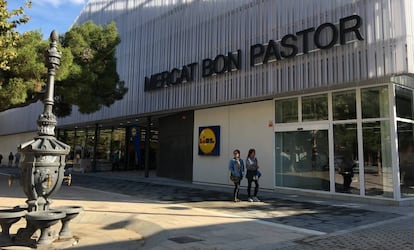El nou mercat de Bon Pastor, inaugurat el 24 d'octubre.
