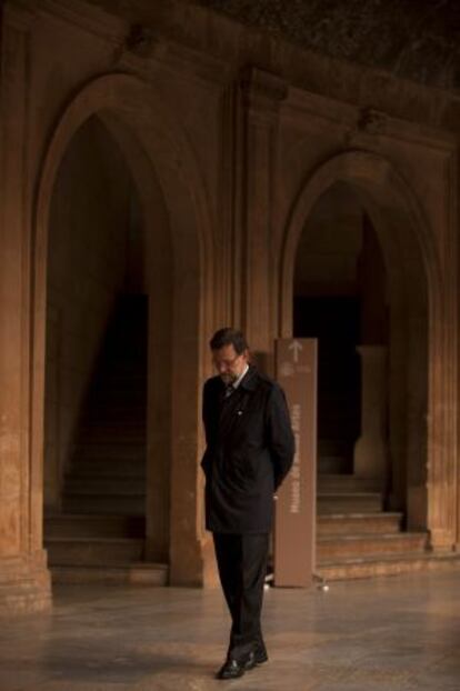 Mariano Rajoy, durante una visita a La Alhambra de Granada el pasado 28 de abril.