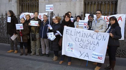 Concentraci&oacute;n de la plataforma de afectados por las cl&aacute;usulas suelo