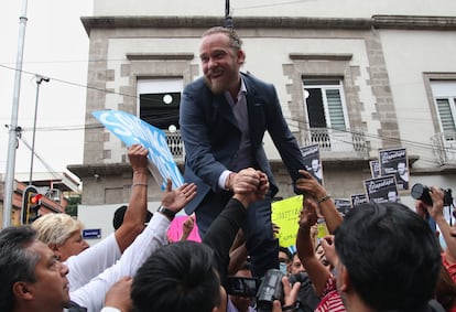Santiago Taboada el 8 de mayo en Ciudad de México.