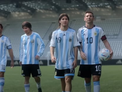 El comercial de Adidas que reúne a las versiones mundialistas de Messi.