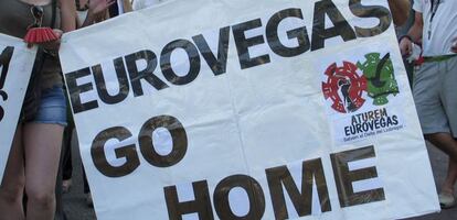 Manifestaci&oacute;n contra Eurovegas.