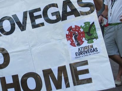 Manifestaci&oacute;n contra Eurovegas.