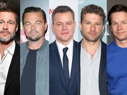 Brad Pitt, Leonardo DiCaprio, Matt Damon, Ryan Phillippe y Mark Wahlberg.