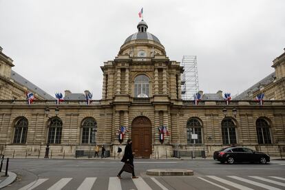 La sede del Senado francés, juntó al Jardín de Luxemburgo, en París.