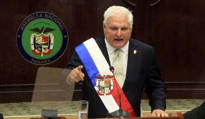 El presidente de Panam&aacute;, Ricardo Martinelli. 