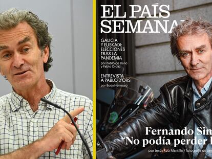 Fernando Simón reacciona a su portada de EL PAÍS SEMANAL