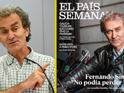 Fernando Simón reacciona a su portada de EL PAÍS SEMANAL