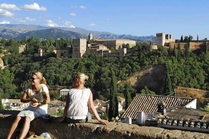 Vista de la Alhambra.