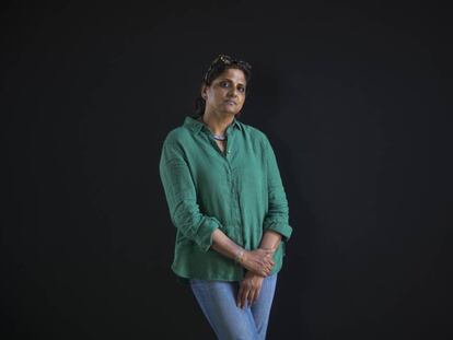 La cosmóloga Priyamvada Natarajan, fotografiada en Barcelona el pasado 8 de julio. 