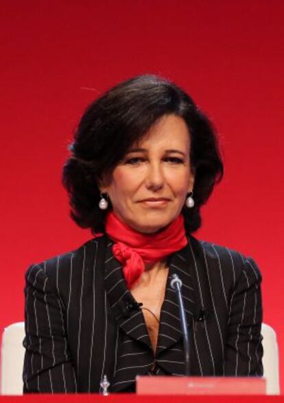 Ana Bot&iacute;n, presidenta del Santander. 