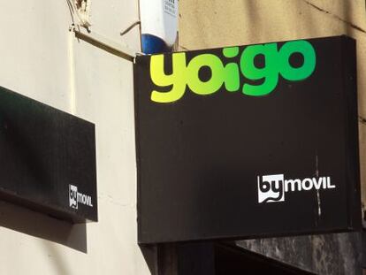 Una tienda Yoigo en Madrid