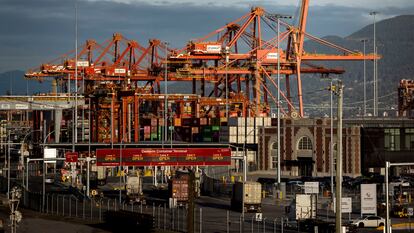Puerto de Vancouver, en febrero de 2025.