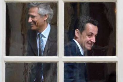 Villepin (izq.) y Sarkozy, en una foto de archivo de junio de 2005.