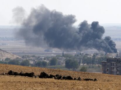 La ciudad siria de Kobane, el 6 de octubre