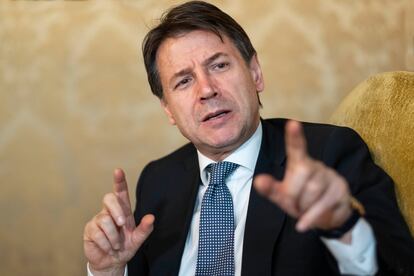 O premiê italiano Giuseppe Conte.