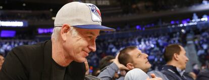 McEnroe, durante un partido en el Madison Square de Nueva York.