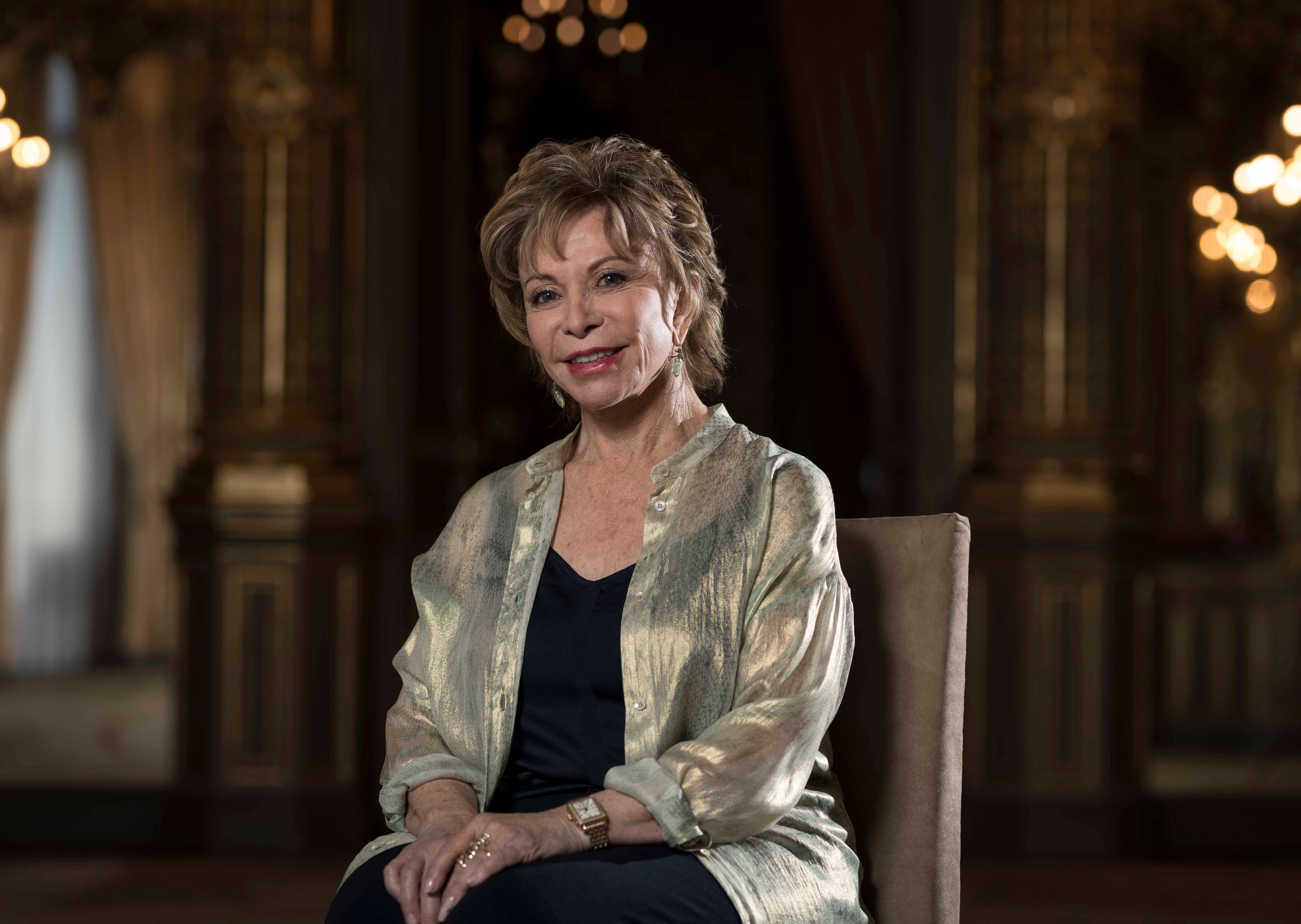 La escritora Isabel Allende, en una entrevista en 2019.