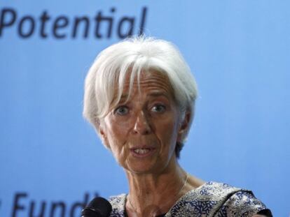 La directora del Fondo Monetario Internacional, Christine Lagarde.