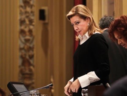 Maria Antonia Munar, en el Parlament de las islas Baleares, el 10 de febrero de 2010.