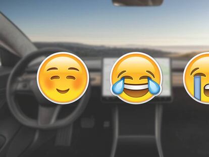 Podrás chatear con emojis desde la pantalla de tu Tesla