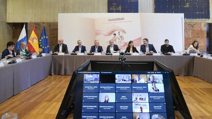 Reunión de la Conferencia Sectorial de Infancia y Adolescencia, celebrada el miércoles en Santa Cruz de Tenerife.