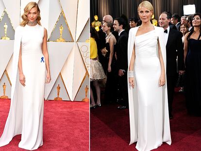 El vestido blanco con capa nunca muere: seis años siendo tendencia en la alfombra roja