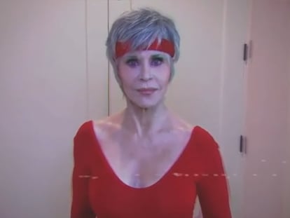 Jane Fonda, en un vídeo pidiendo el voto.