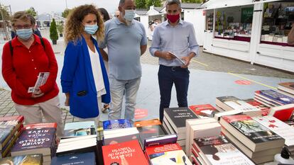 Inauguración ayer miércoles de la Feria del Libro de Santander.