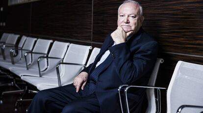 Miguel Ángel Moratinos, alto representante de la Alianza de Civilizaciones, durante la entrevista.