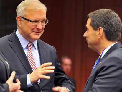 El vicepresidente de la Comisi&oacute;n, Olli Rehn.