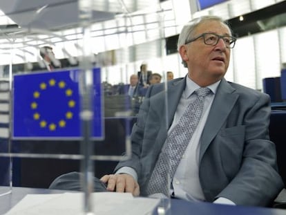 El presidente de la Comisión Europea, Jean-Claude Juncker, en Estrasburgo (Francia), el 15 de diciembre de 2015.
