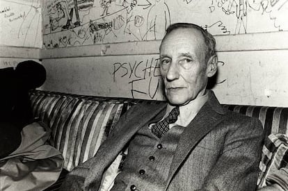 El escritor William S. Burroughs en Chicago, en marzo de 1981.