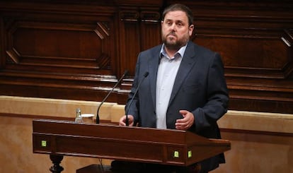 El líder de ERC, Oriol Junqueras.