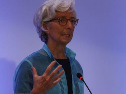 La directora general del FMI, Christine Lagarde.