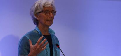 La directora general del FMI, Christine Lagarde.