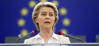 La presidenta de la Comisión Europea, Ursula von der Leyen.