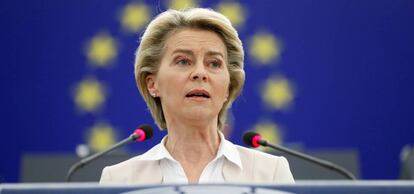 La presidenta de la Comisión Europea, Ursula von der Leyen.